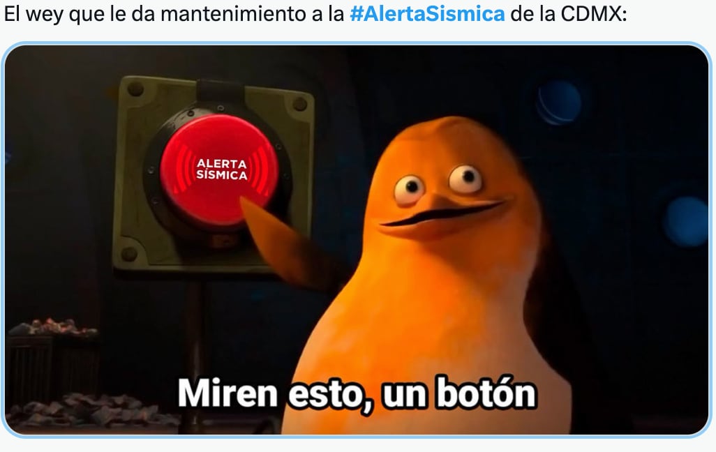Memes se desatan tras la alerta sísmica activada por error