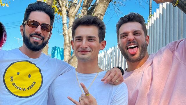 Poncho de Nigris, Nicola Porcella y Emilio Osorio