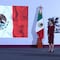 Claudia Sheinbaum le envía mensaje a Donald Trump al celebrar el Día de la Bandera: “A México se le respeta”