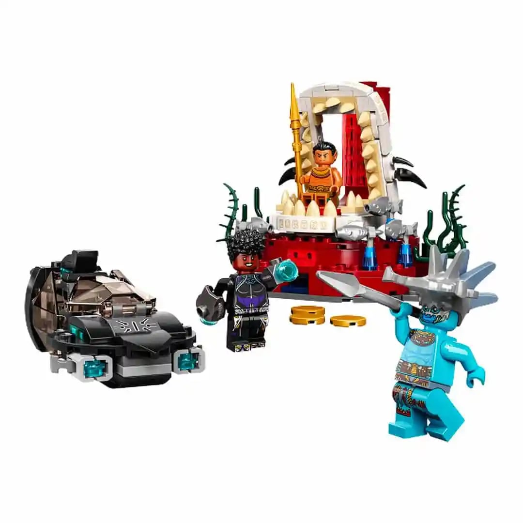 Set de LEGO 'Salón del Trono del Rey Namor' de la película 'Black Panther: Wakanda Forever'