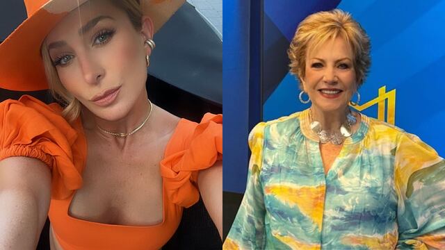 Maxine Woodside se burló de Geraldine Bazán por un viejo chisme de su primer embarazo