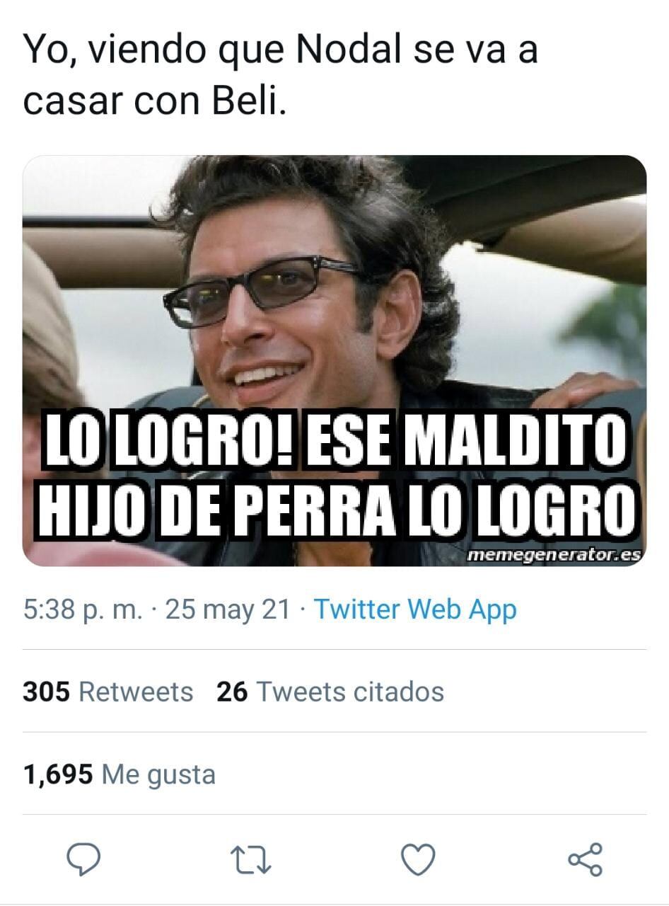 Publicación de Twitter - @Johnny_Mofeta