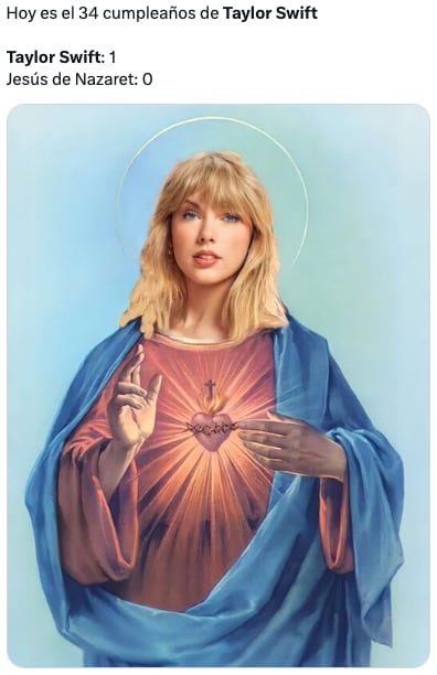 Taylor Swift cumple años este 13 de diciembre y lo celebran con memes