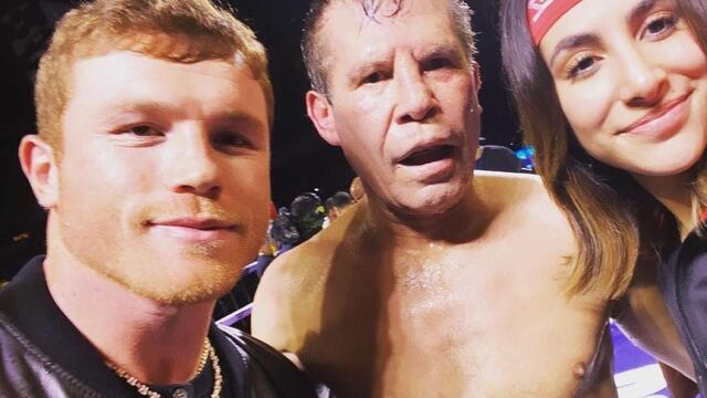 Canelo Álvarez, Julio César Chávez y su hija Nicole