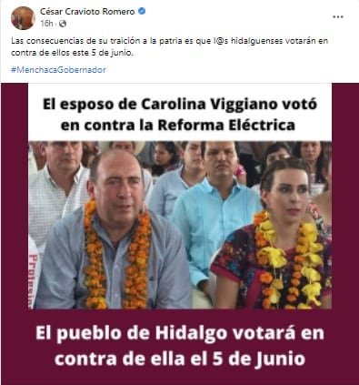 Publicación de César Cravioto