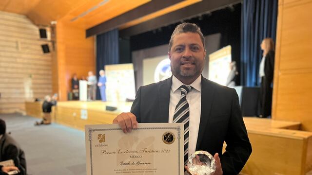 Guerrero consigue el Premio Excelencias Turísticas Internacionales.