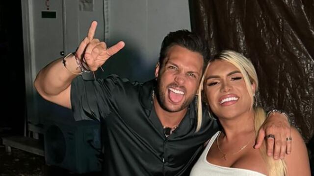 Nicola Porcella y Wendy Guevara