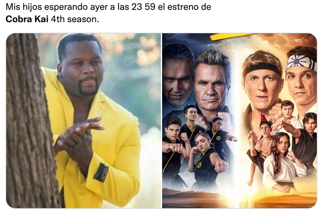 Memes del estreno de 'Cobra Kai'
