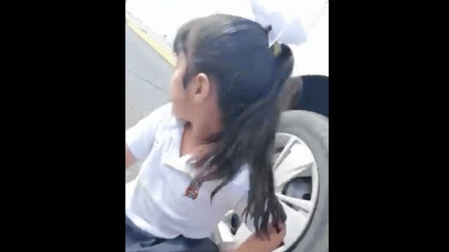 El padre de los menores pidió a sus hijos que se mantuvieran en el suelo.