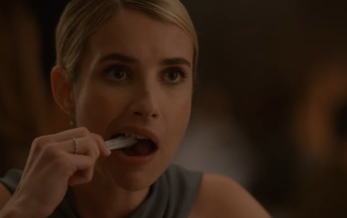 Emma Roberts y Kim Kardashian en American Horror Story: Delicate 2