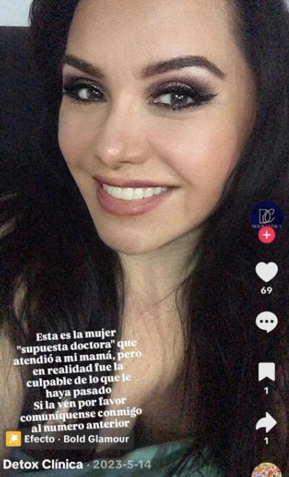 Supuesta doctora que atendió a Blanca Adriana previo a su desaparición