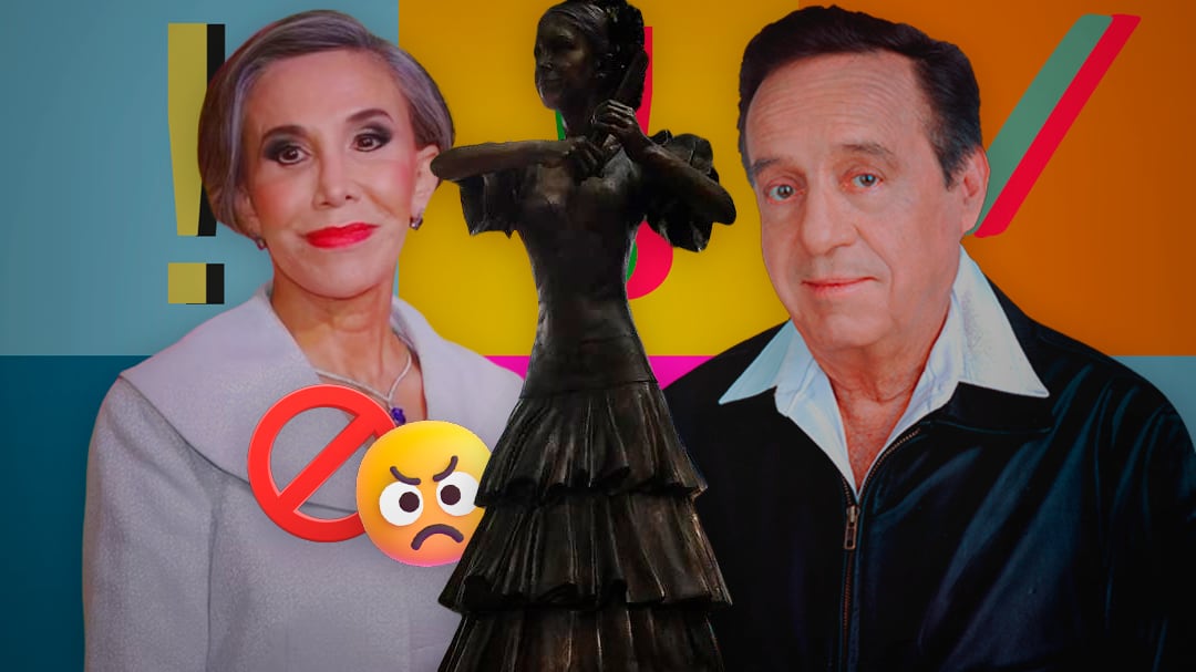 Convocan a tirar la escultura de Florinda Meza cansados del quemón que le puso al pueblo la viuda de Chespirito