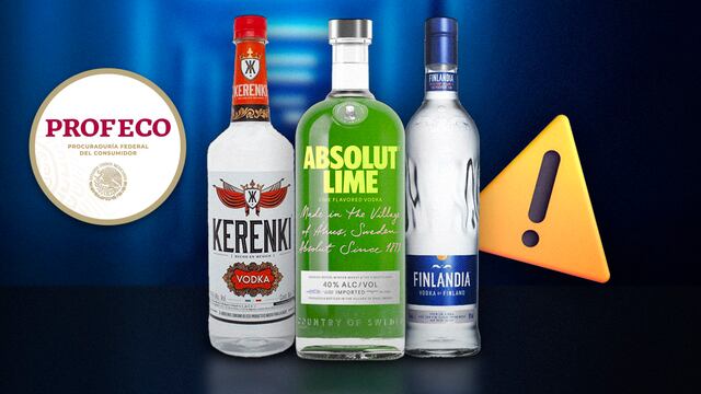 Marcas de Vodka con irregularidades según Profeco