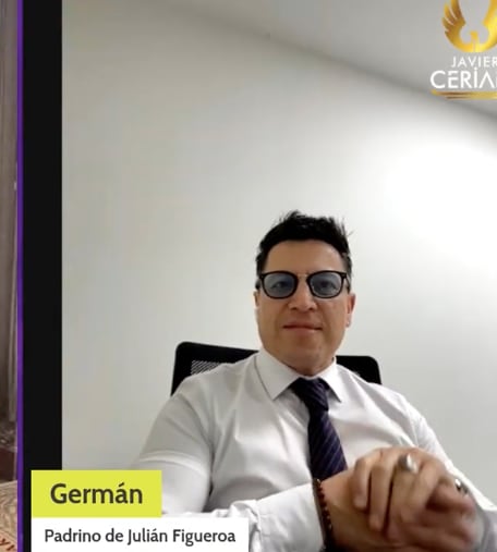 Germán, padrino de Julián Figueroa