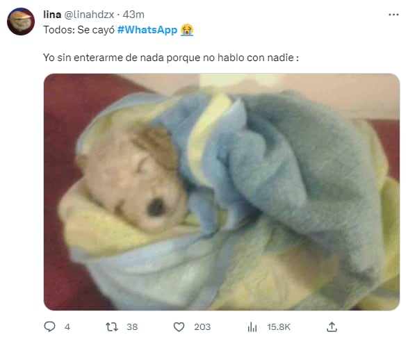 Memes por la caída de WhatsApp