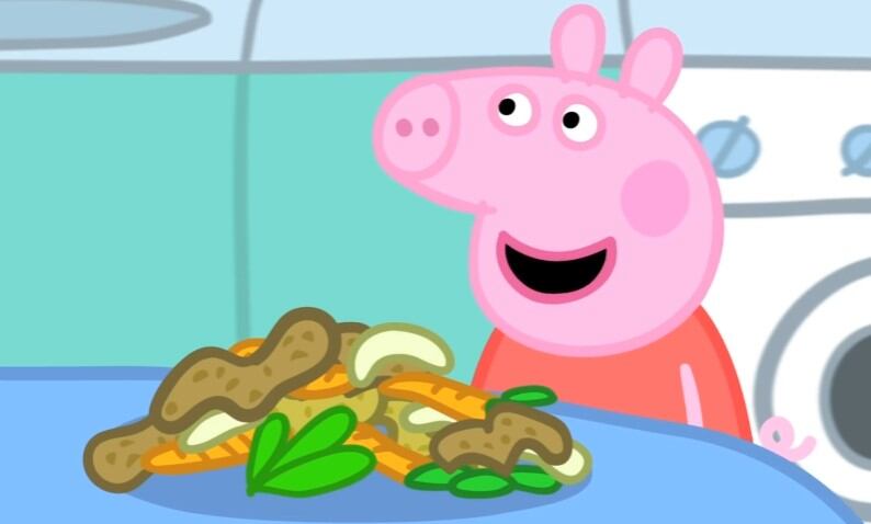 Peppa Pig aprende hábitos saludables con Papá Cerdito
