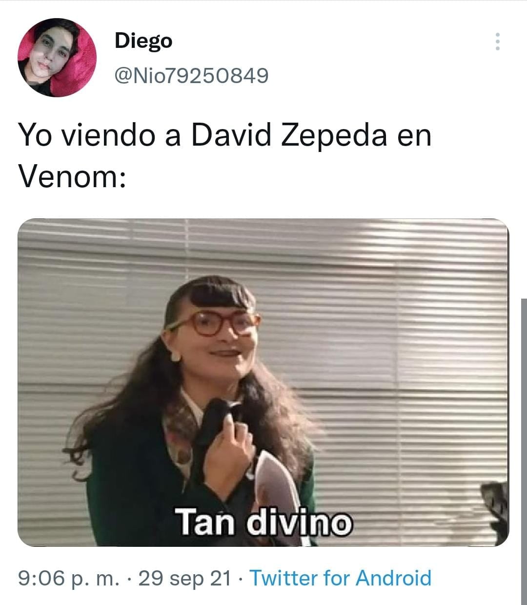 Meme de David Zepeda