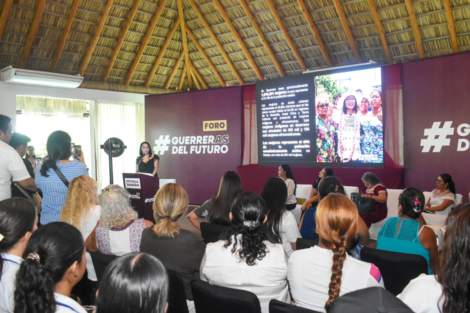 Esthela Damián encabeza foro “Guerrero del Futuro: Tiempo de Mujeres”.