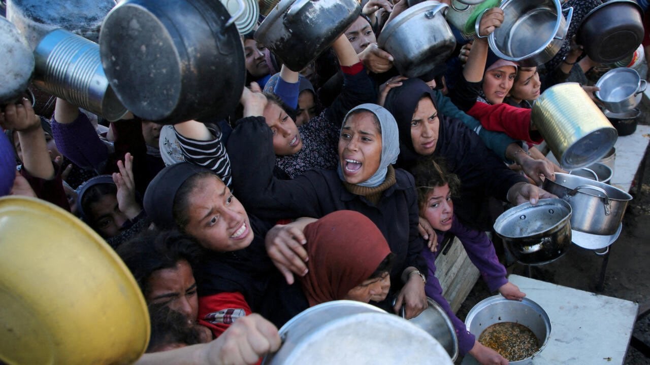 Hambruna en Gaza provocada por Israel