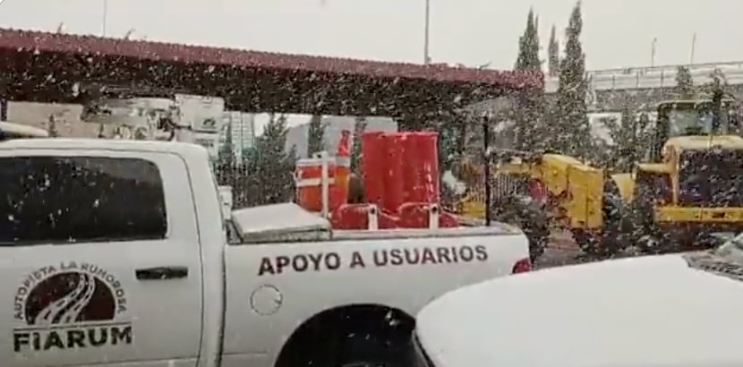 nevada en La Rumorosa, Baja California
