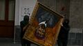 Autor de retrato de Franciso I. Madero se queja por pintas en su obra