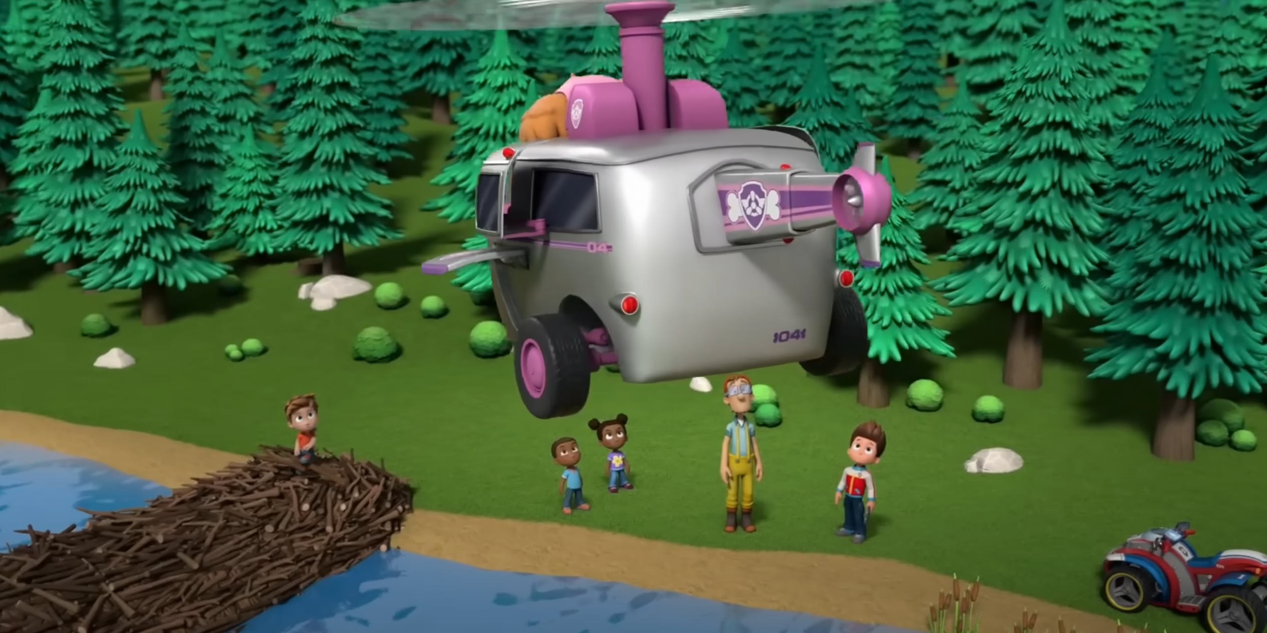 Paw Patrol salva a los peces