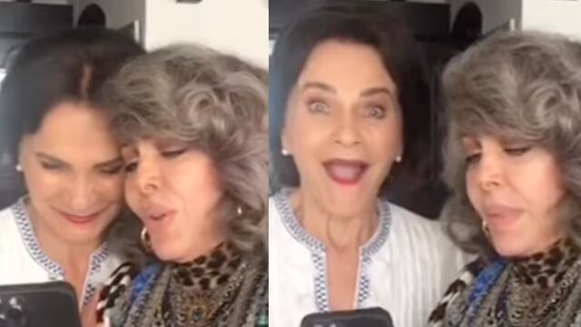 Verónica Castro enseña a Pati Chapoy a usar filtros en sus fotos