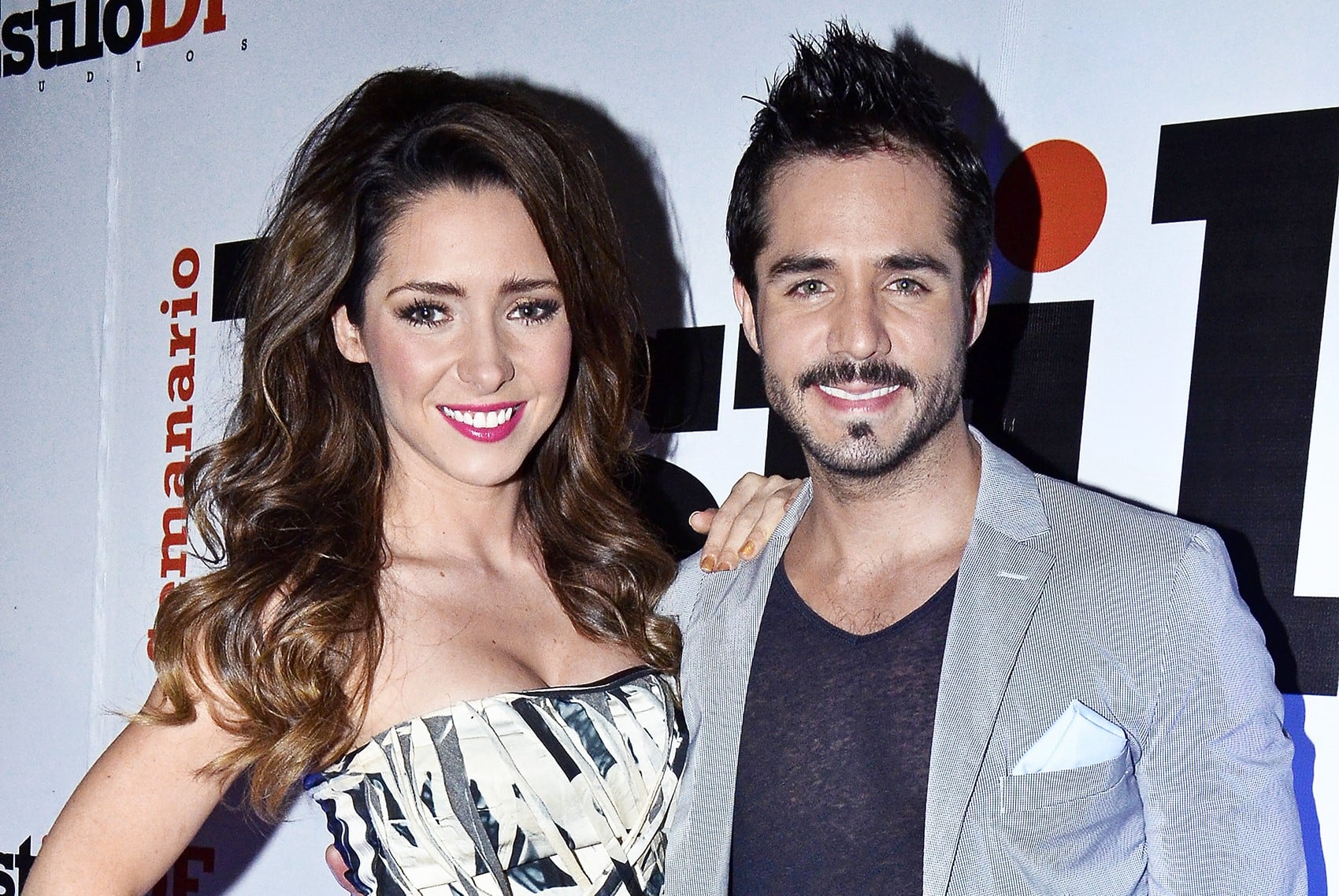 Ariadne Díaz y José Ron