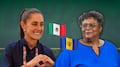 El diálogo entre Sheinbaum y Mia Mottley para acercar a México y Barbados