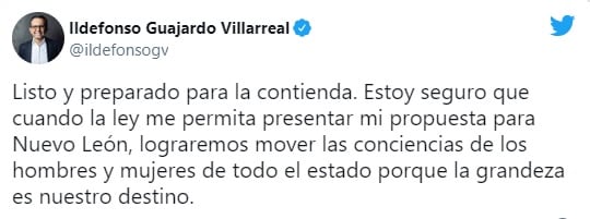 Tuit de Ildefonso Guajardo