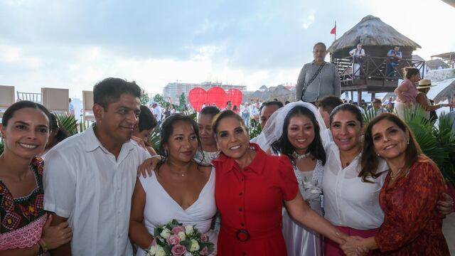 Mara Lezama celebró la unión de más de mil parejas en Quintana Roo