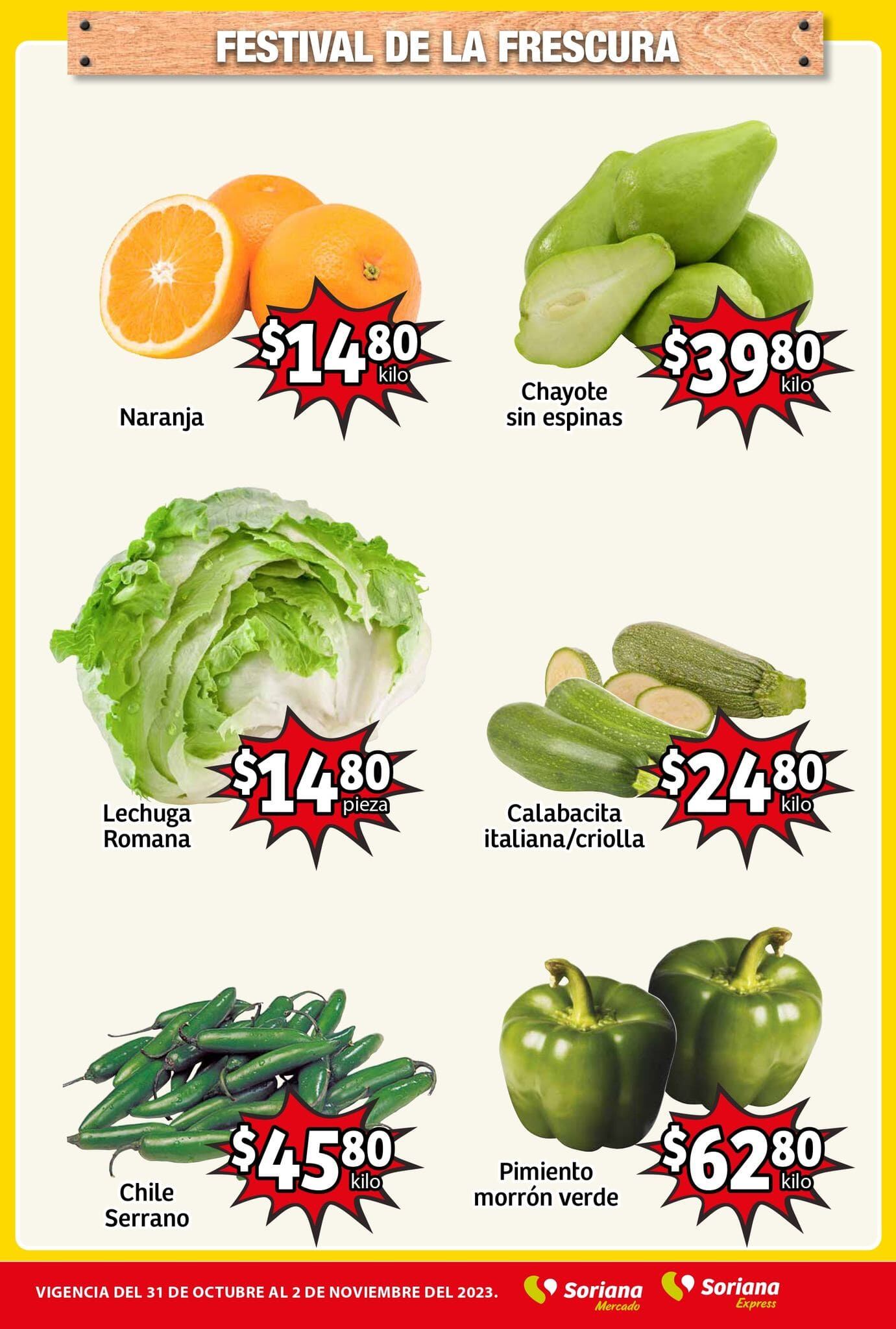 Folleto Soriana Mercado / tomada de Cazaofertas