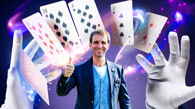 Iván Alonso le hace un truco de magia a un fan del Cruz Azul