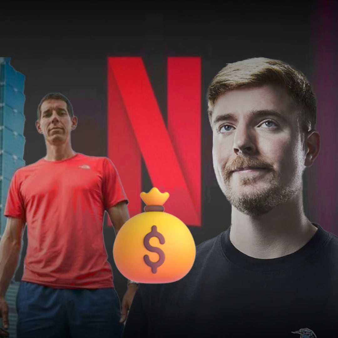 MrBeast cuestiona a Netflix por el pago a Alex Honnold en la hazaña del Taipei 101