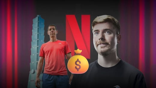 MrBeast cuestiona a Netflix por el pago a Alex Honnold en la hazaña del Taipei 101