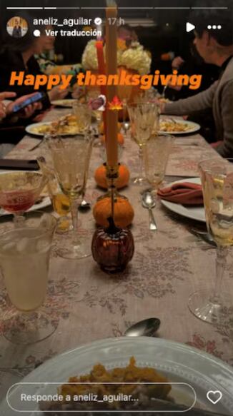 Christian Nodal celebra Día de Acción de Gracias