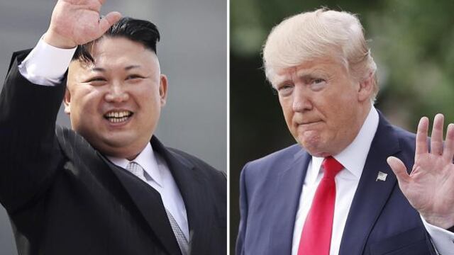 Kim Jong-un y Donald Trump. Amenaza.
