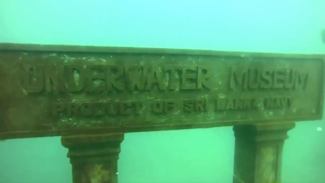 VIDEO: El primer museo submarino abre sus puertas en Sri Lanka