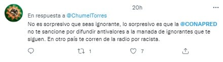 Piden a Conapred revisar discriminación de Chumel Torres