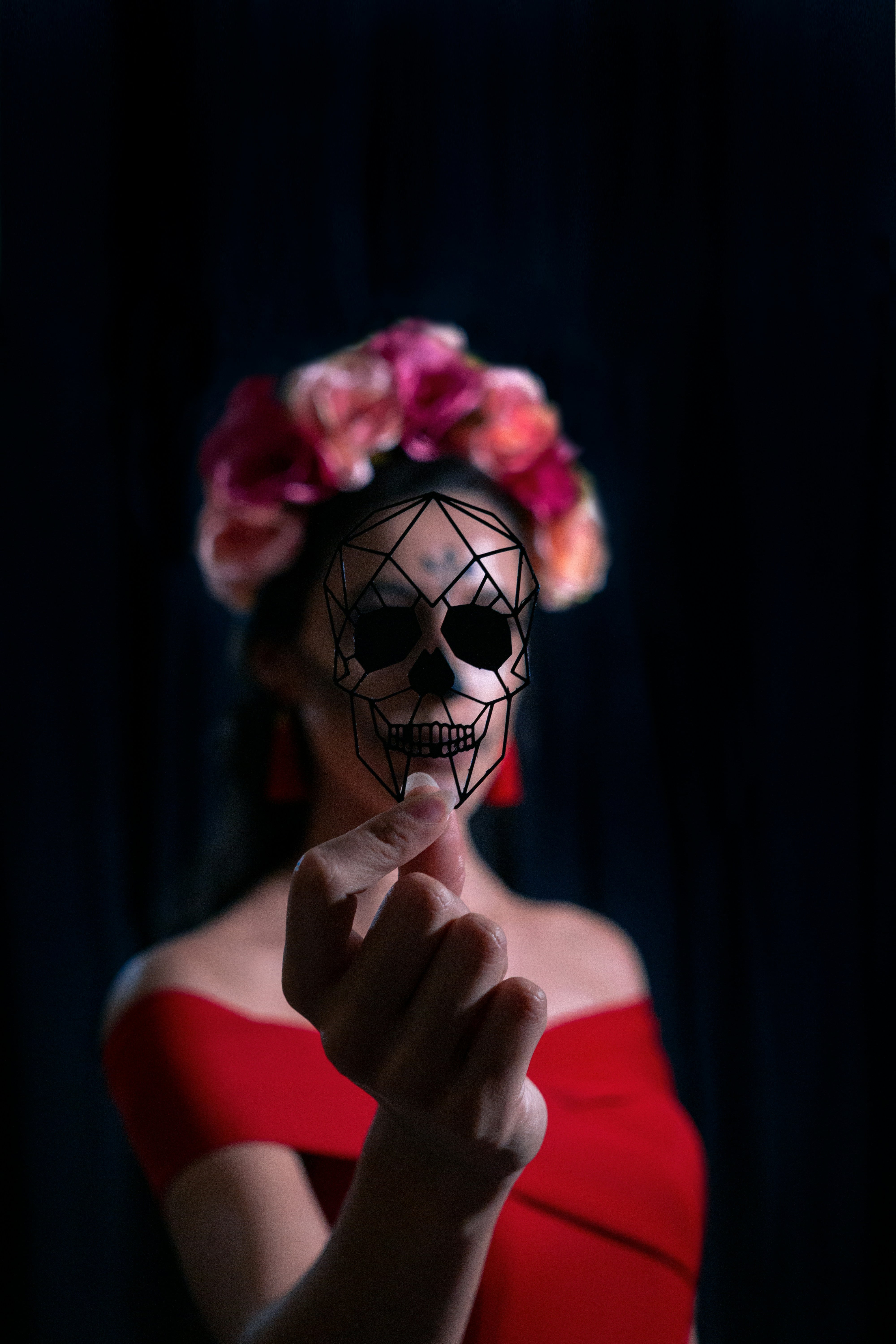 Peinado de Catrina para Halloween o Día de Muertos