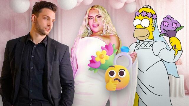 Nicola Porcella y Wendy Guevara