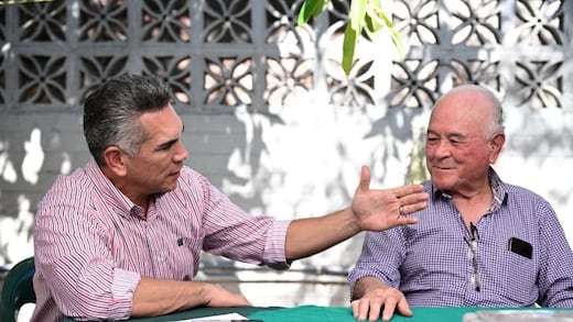 Alejandro Moreno se reúne con Ernesto Ruffo en medio de su proceso judicial