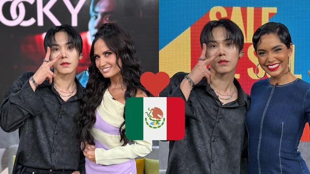 Rocky en vivo en Sale el Sol dice amar a sus fans mexicanas y el cómo bailan.