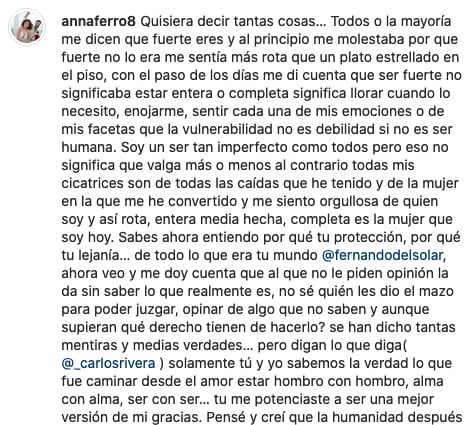 Anna Ferro sobre el testamento de Fernando del Solar.