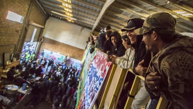 Albergue de migrantes. Gobierno de mexicano, atento a su ingreso al país.