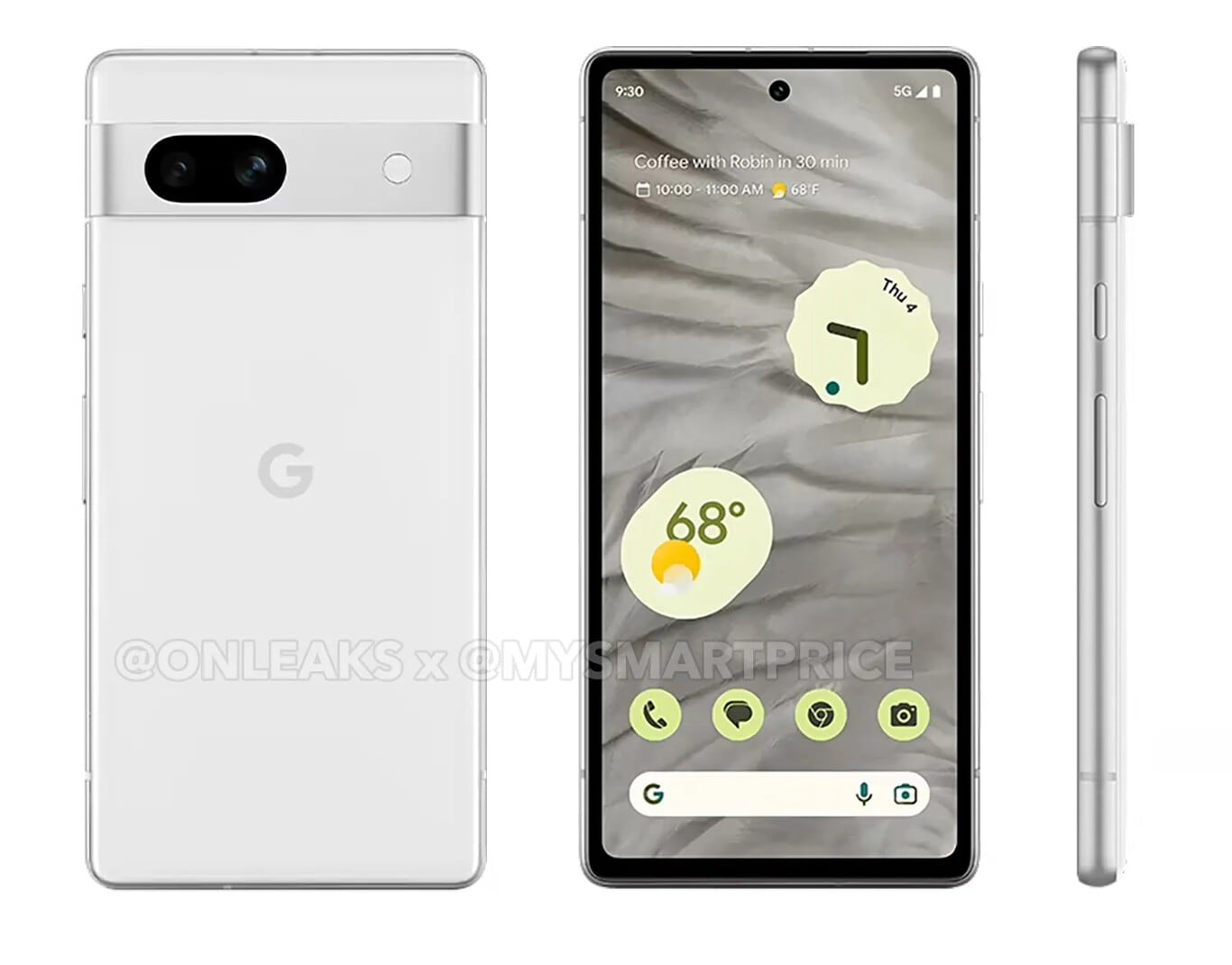 Pixel 7a de Google Filtrado