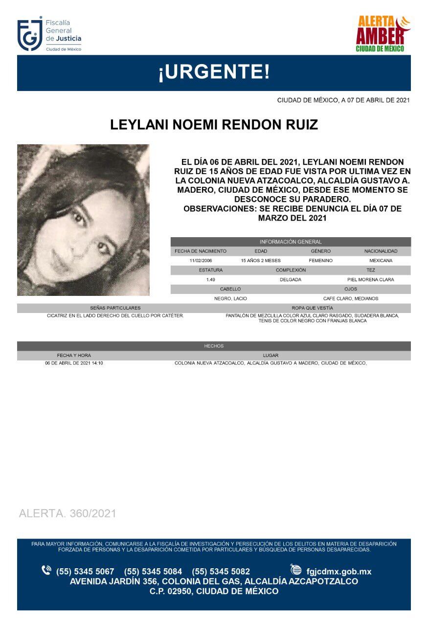 Ficha de búsqueda de Leylani
