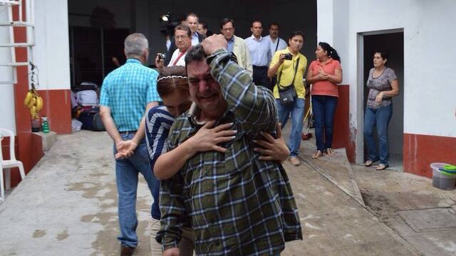 Familiares de los desaparecidos en Tierra Blanca, Veracruz.