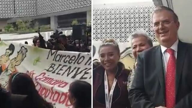 Visita de Marcelo Ebrard a Cámara de Diputados