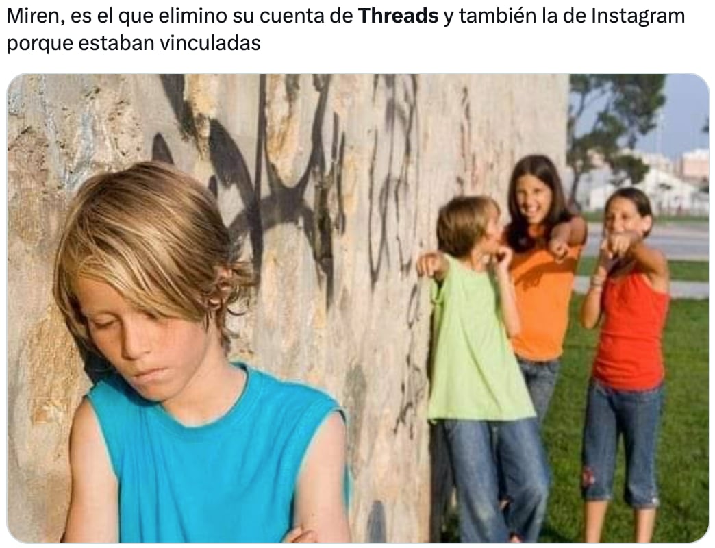 Threads no puede eliminarse sin borrar Instagram